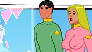 Intense femdom domination in cuckold world with submissive old man