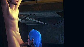 3D League of Legends hentai with Jinx POV uncensored