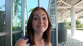 Natalie lust bent over for horny sucking blowjob pov doggystyle hardcore sex with couple