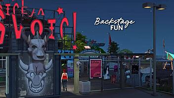 behind the scenes fun in this 3d hentai preview