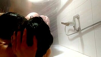 Recorded from ceiling in shower with amateurs