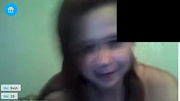 blonde tannya and chubby annica do webcam show