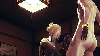 Shingeki No Kyojin Hentai Annie Leonhart Gives Handjob And Blowjob