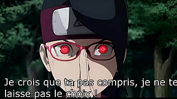 Feeling the intense emotions in this hentai joi with Sarada and Sakura futanari