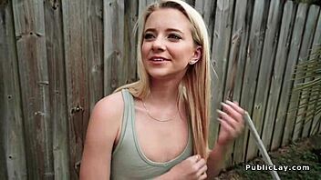 Petite Big Ass Spinner Fucks Huge Dick in Public Reality Pickup.