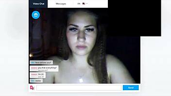 blonde tannya and chubby annica do webcam show