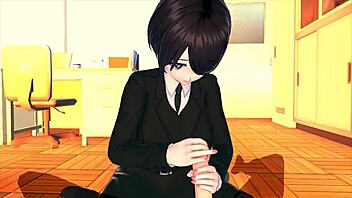 female boss training employee in 3d hentai sex scene