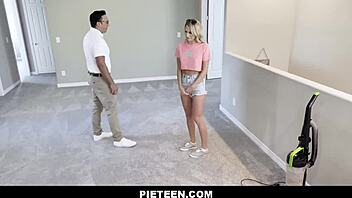 wow, emma hix's shaved pussy licked in muff diving blowjob rimjob scene!