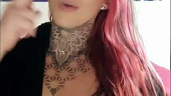 sensual babe smoking and teasing with pure fetish vibes