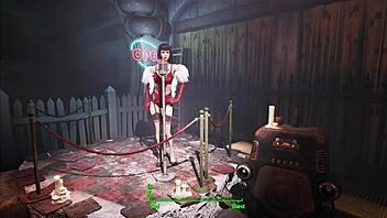 In Fallout 4, she fucks in power armor.