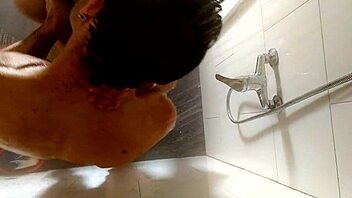 Recorded from ceiling in shower with amateurs