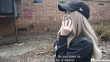 Picked Up Blonde Loves To Ride Cock!