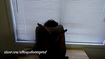 chocolate ty ebony masturbation fingering black fetish scene