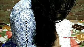 Beautiful Indian college girl gets rough pussy fucking from mature teacher friend