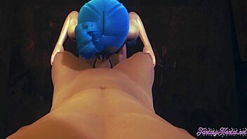 3D League of Legends hentai with Jinx POV uncensored