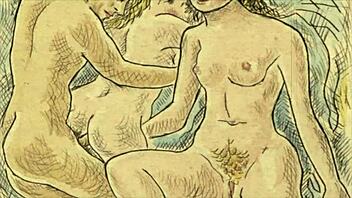 ヴィンテージエロ絵超レトロスタイル