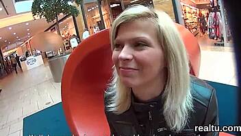 i seduced the adorable czech teen in the shopping centre and banged her pov