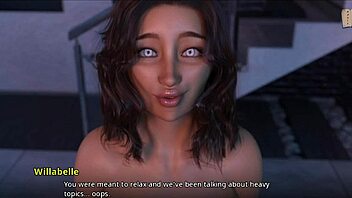 Wvm 156 shares a glass of wine with two hot milfs