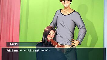 Fucking Her Hard In The Bathroom From Kanojo No Okaa-san Ep5!