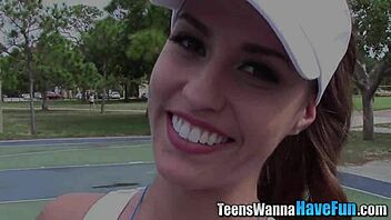 want to see amateur lesbians at a party licking each other's cunts in a threesome?