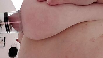 Amateur Tits Get Wild with Nipple Suction Cups