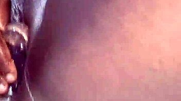 I Love Watching This Ebony Babe With Big Ass And Tits Squirt Solo With Dildo And Toys