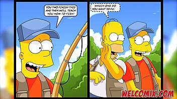 Ai văzut vreodată sâni și fund așa de mari în Simpsons Hentai?