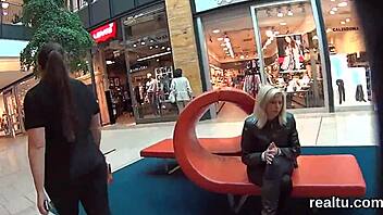 i seduced the adorable czech teen in the shopping centre and banged her pov