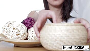 Izi Gets a Hardcore Fucking with Cumshot