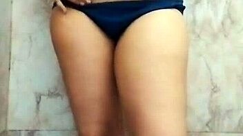 i saw my hot desi girlfriend masturbating in the bathroom