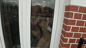 Horny babe moans loud with huge shaft deep inside