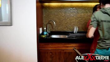 Did you see my hot girlfriend in the kitchen?