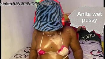 Behind Scenes: Wet Pussy Soaks Bed During Period