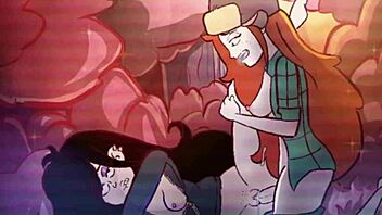 Gravity Falls Futa Wendy in Wild Animated Action
