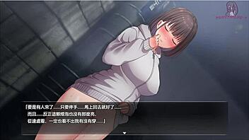 Exposing Genitals In Front Of Pole Excites Her In Night Walk 5!