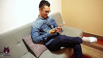 Me and my roommate sharing a cock, previous fun