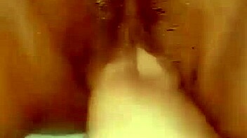 Fisting my wife's tight pussy with intense deep thrusts.