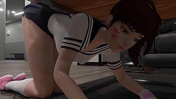 Anal sex and cumshots in D's school days