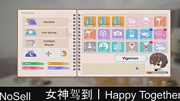 continuing the happy together series in this dating game episode sixteen with romantic moments and challenges