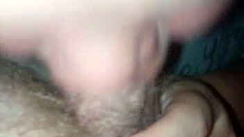 Wife gives me blowjob in intimate moment