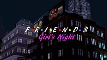sims 4 girls night - a friends parody