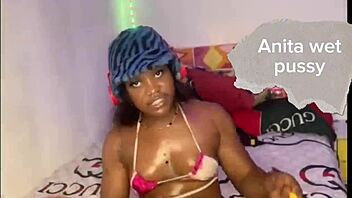 Behind Scenes: Wet Pussy Soaks Bed During Period