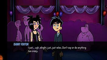 Amity Park Group Dancing Leads To Creampie Foursome In Anime Hentai