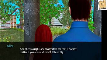 In my new family, the teen with small tits explores hentai adventures