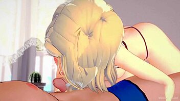Sweaty Spider Gwen craves rest while licking a cock