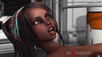 3D porn with extreme sex on an exoplanet