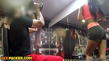 latina slut picked up at gym for deepthroat and anal fuck