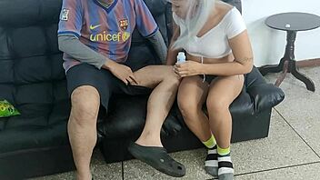 I asked my stepsister for a massage, ended up pounding her.