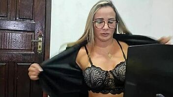 Bianca Naldy's erotic performance with a monster cock