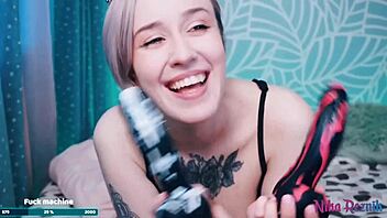 oh man, ultimate ahegao pov blowjob with double dildo suckin... so crazy i cant even!